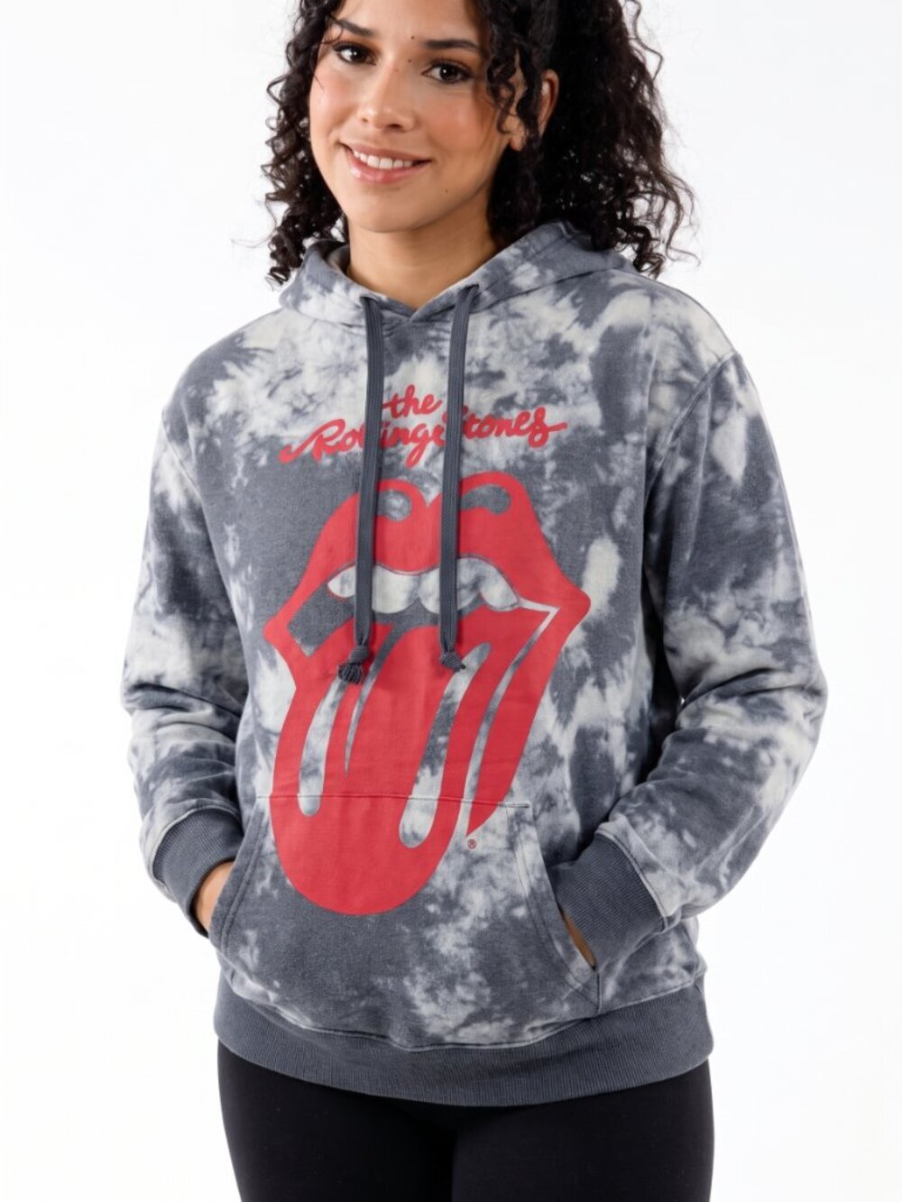 WOMENS The Rolling Stones Band Hoodie (MEDIUM)